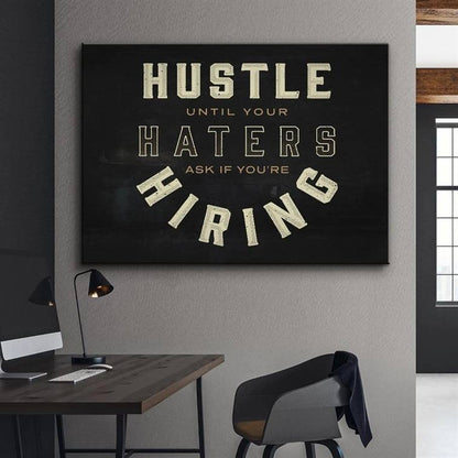 Hustle - Haters canvas
