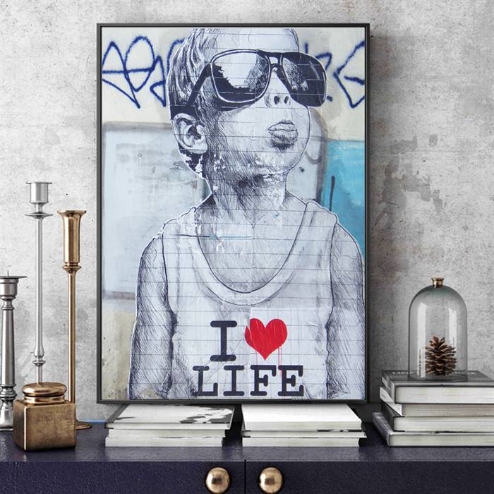 I love life canvas