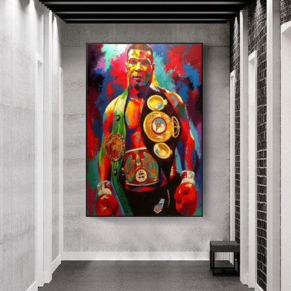 Iron Mike Tyson canvas