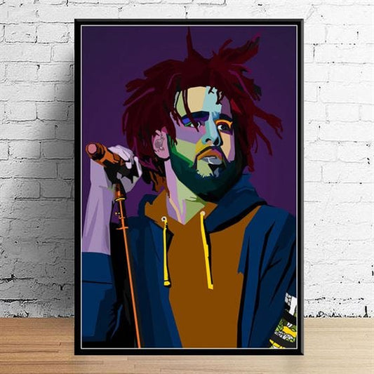 J. Cole canvas