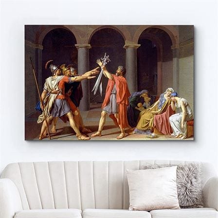 Jacques-Louis David - Oath of the Horatii canvas
