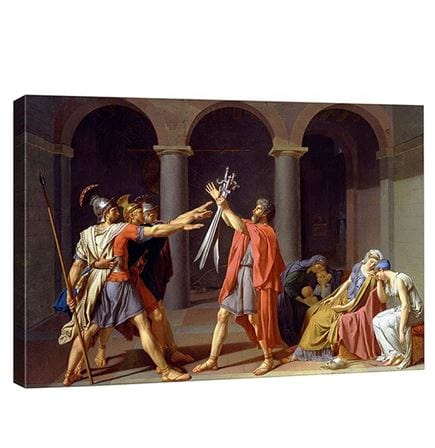 Jacques-Louis David - Oath of the Horatii canvas