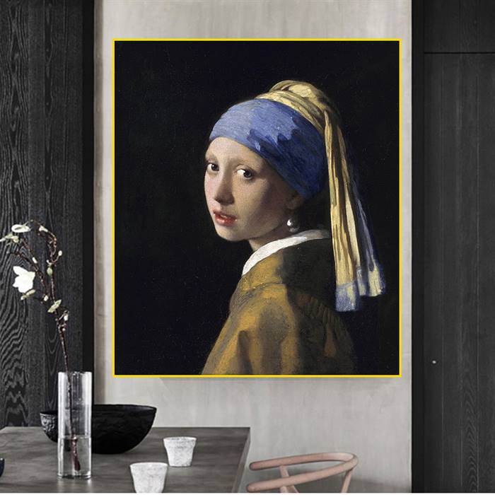 Jan Vermeer van Delft - Girl with a Pearl Earring canvas