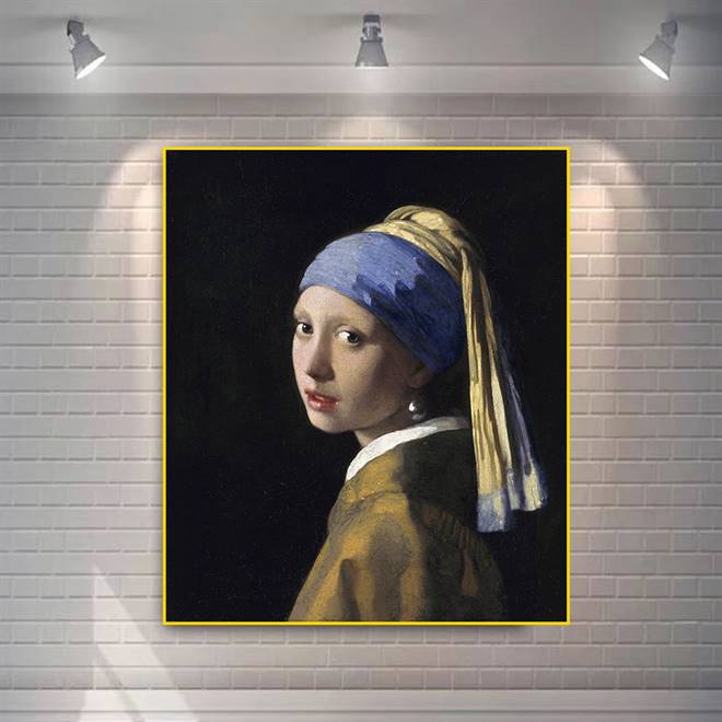 Jan Vermeer van Delft - Girl with a Pearl Earring canvas