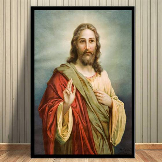 Jesus Christ portrait canvas