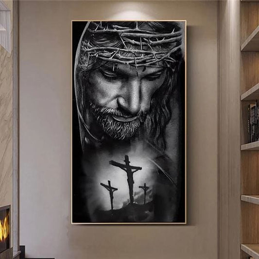 Jesus's crown of thorns canvas