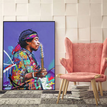 Jimi Hendrix canvas