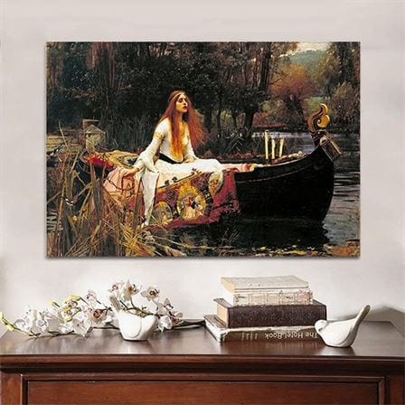 John William Waterhouse - The lady of Shalott canvas