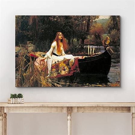 John William Waterhouse - The lady of Shalott canvas