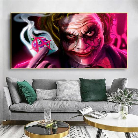 Joker portrait canvas