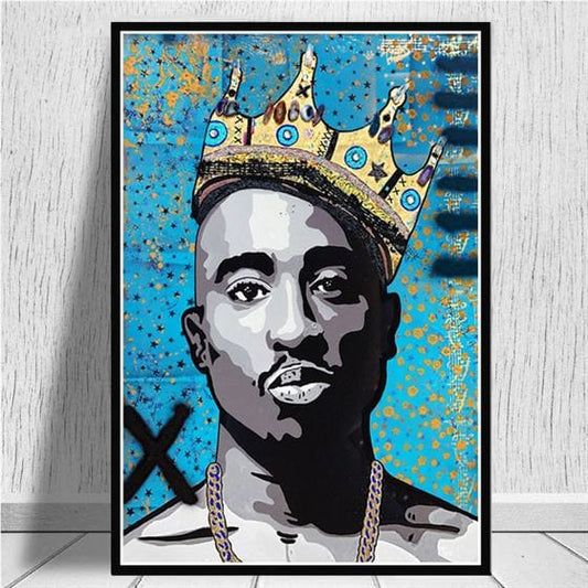 King 2pac canvas