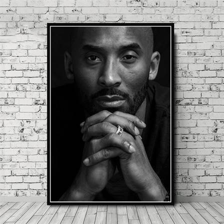 Kobe Bryant's portrait canvas