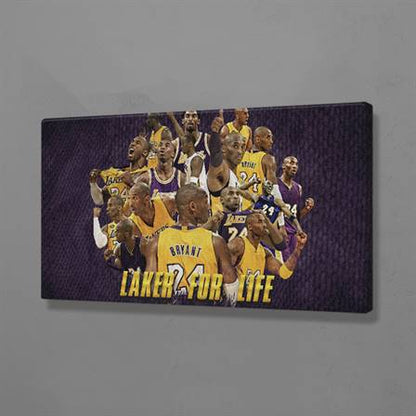 Kobe - Laker 4 life canvas