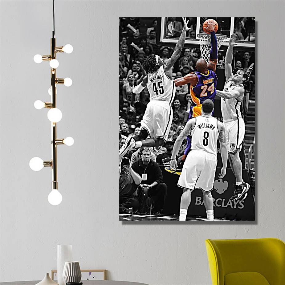 Kobe's slam dunk canvas