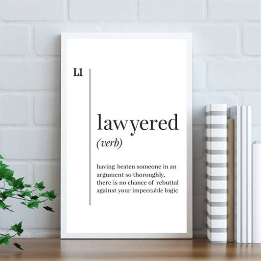 Lawyered canvas