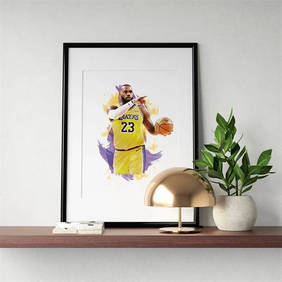 LeBron James - Lakers canvas