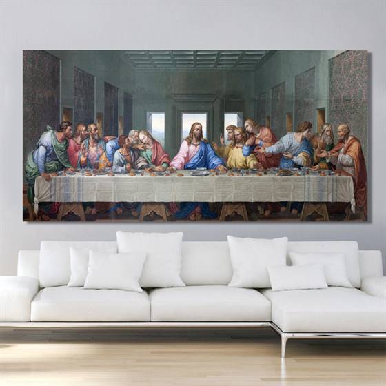 Leonardo da Vinci - Last supper canvas