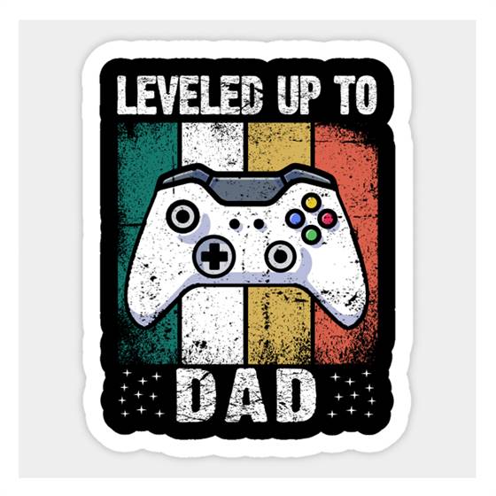 Leveled up to dad canvas