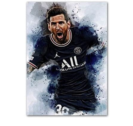 Lionel Messi - PSG canvas