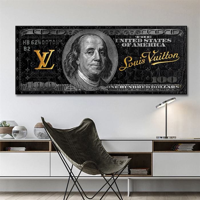 LV dollar canvas