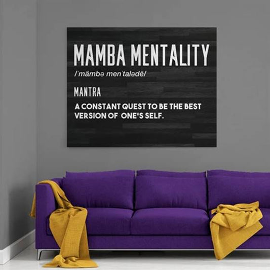 Mamba mentality canvas