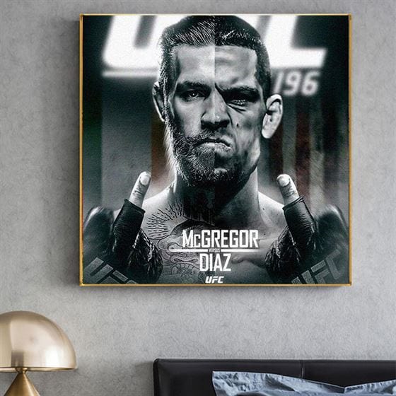 McGregor vs. Diaz canvas