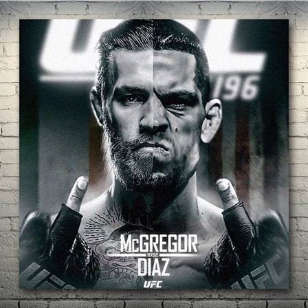 McGregor vs. Diaz canvas