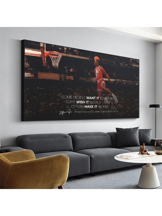 Michael Jordan - Make it happen canvas