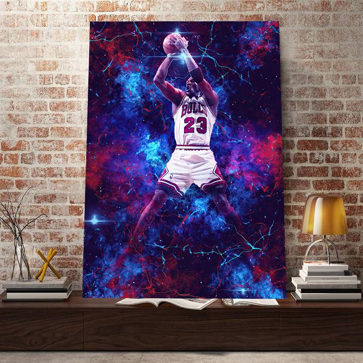 Michael Jordan's jumpshot canvas