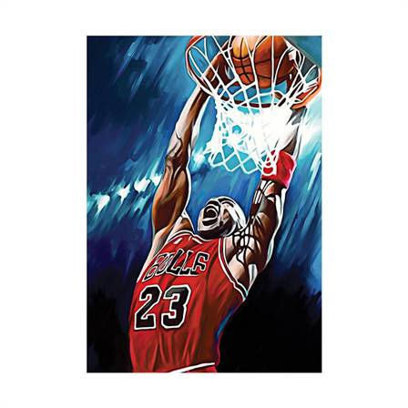 Michael's slam dunk canvas