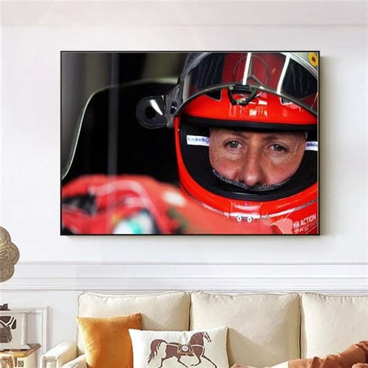 Michael Schumacher canvas