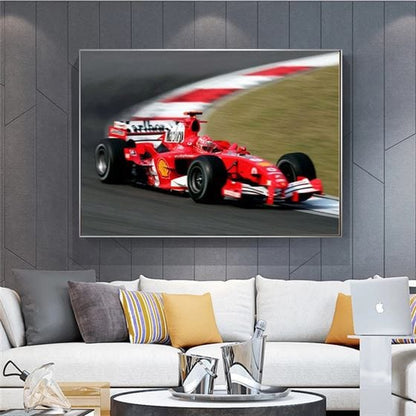 Michael Schumacher - Ferrari canvas