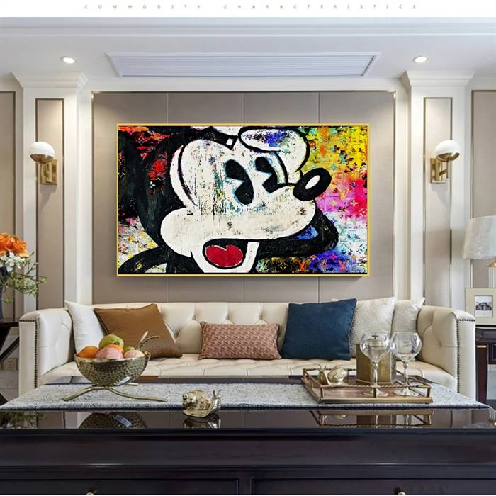 Mickey Mouse LV canvas