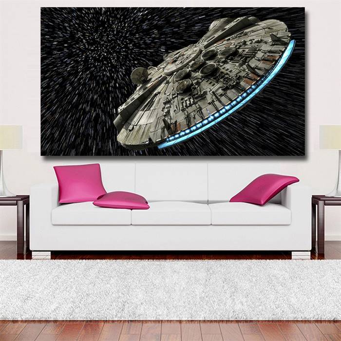 Millennium Falcon canvas