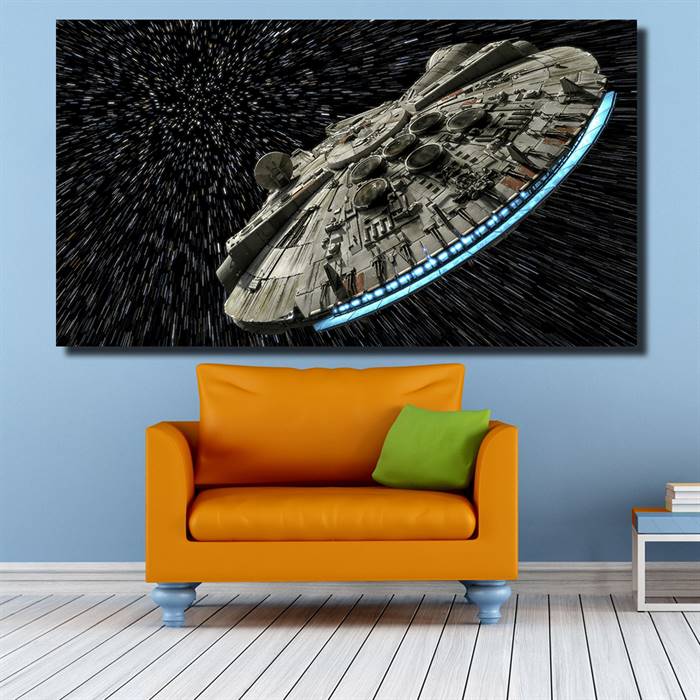 Millennium Falcon canvas