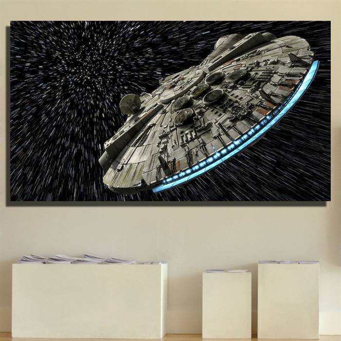 Millennium Falcon canvas