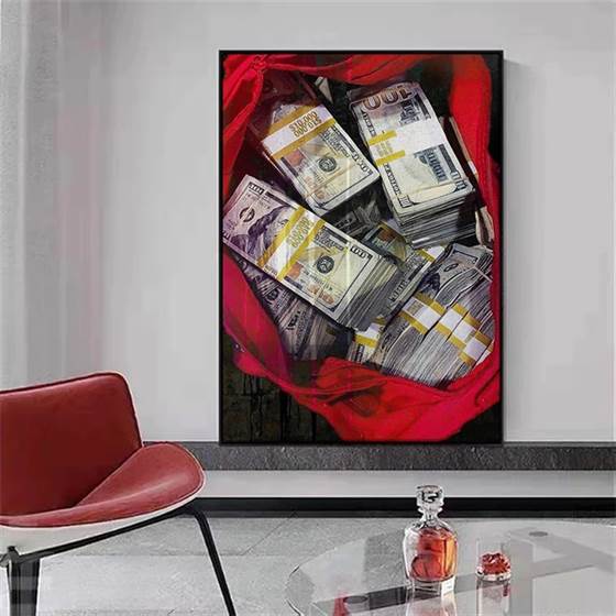 Money bag canvas