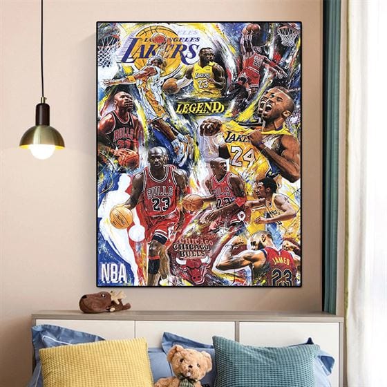 NBA Legends canvas
