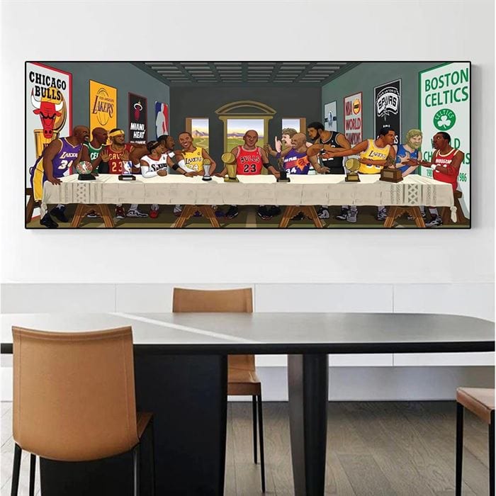 NBA's Last Supper canvas