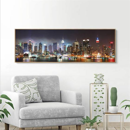 NYC night scenery canvas