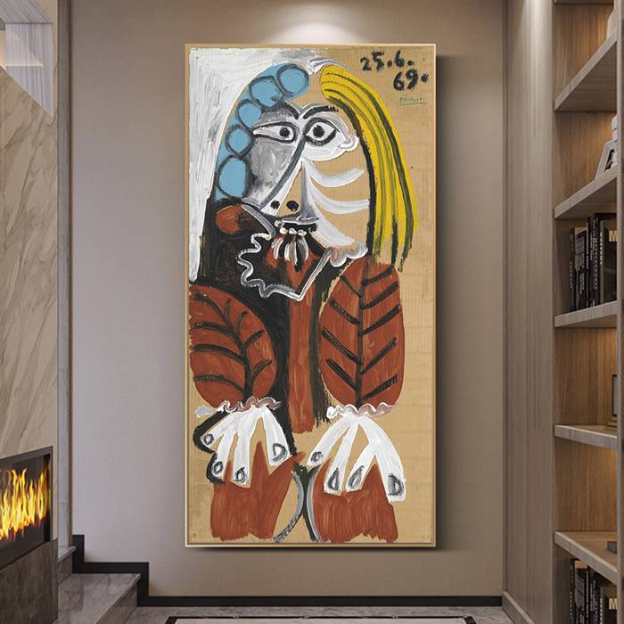 Pablo Picasso-Homme assis canvas