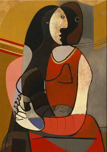 Pablo Picasso - Seated Woman canvas