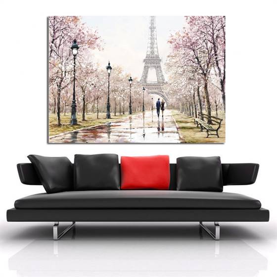Paris - romantic city canvas