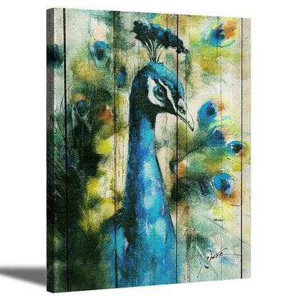 Peacock canvas