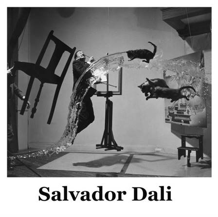 Philippe Halsman x Salvador Dali - Dali Atomicus canvas