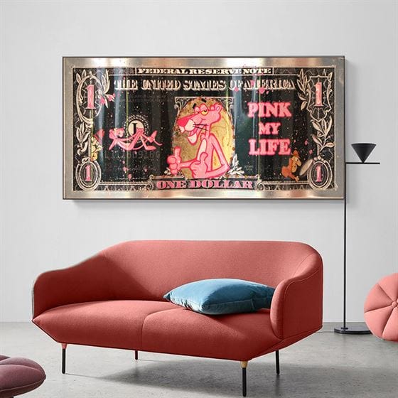 Pink my life canvas