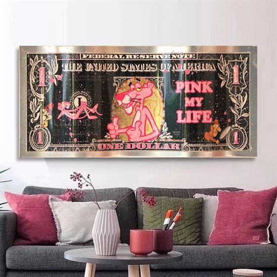 Pink my life canvas