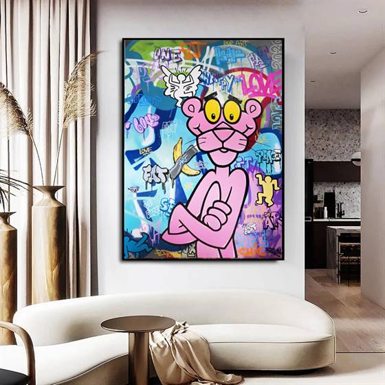 Pink Panther canvas