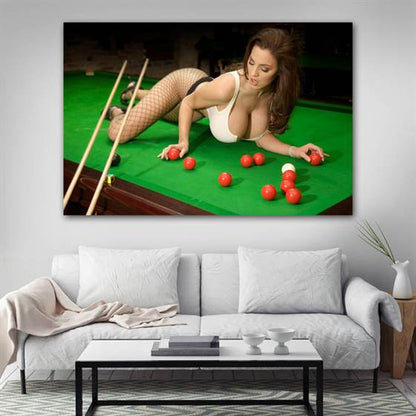 Pool table canvas