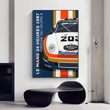 Porsche 961 canvas